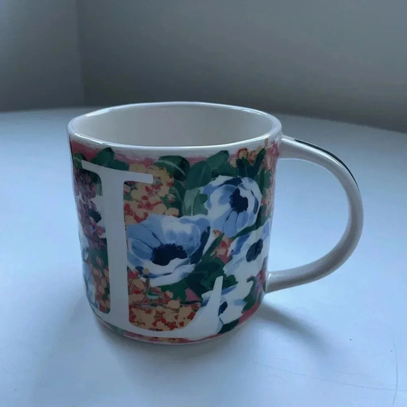 NWT Anthropologie Dawn Monogram “L” Mug - Picture 11 of 12